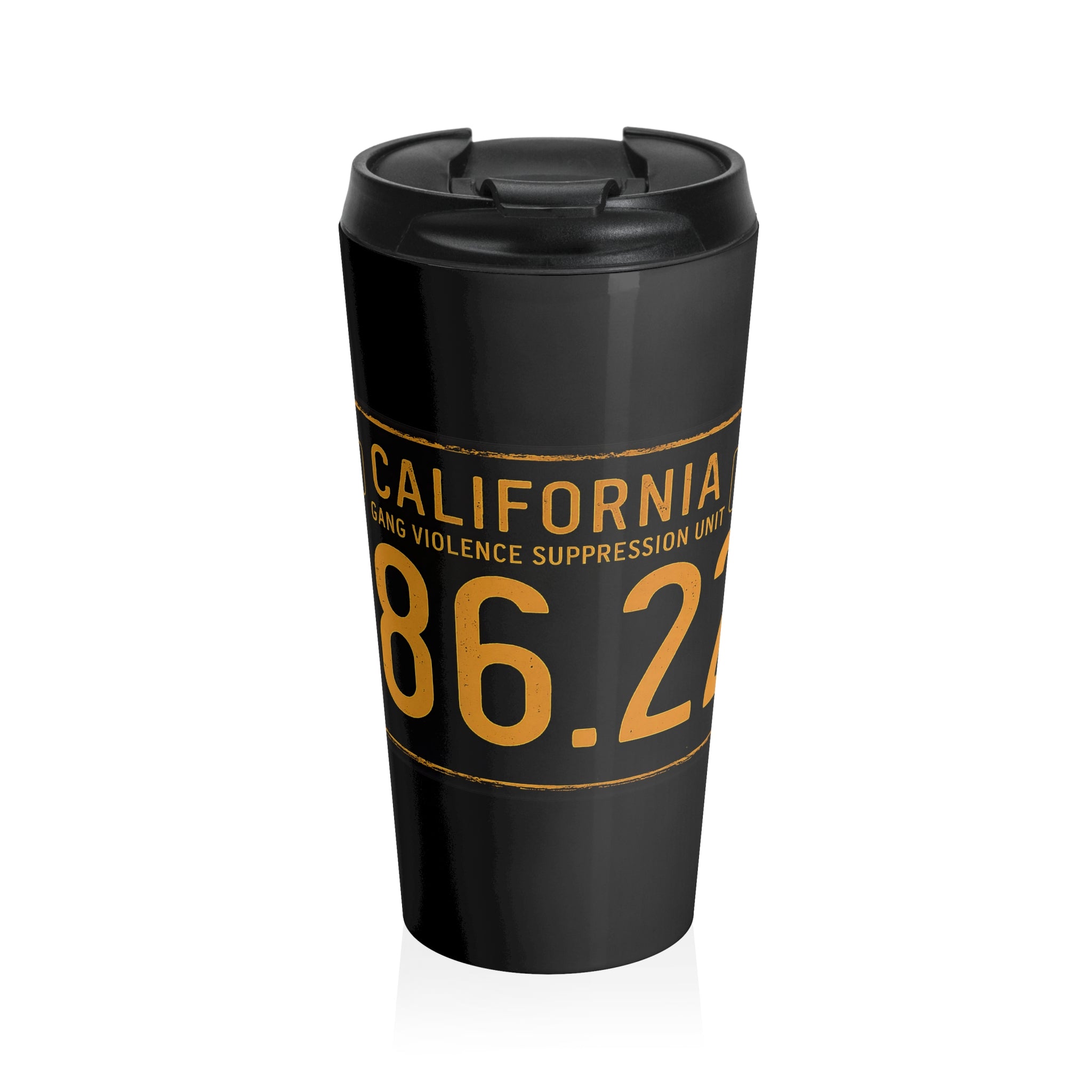 186.22 GVSU Black Stainless Steel Coffee Mug - Iron Sight Golf