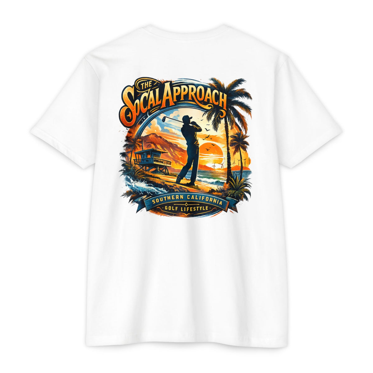 The So Cal Approach golf lifestyle T-shirt by Iron Sight Golf