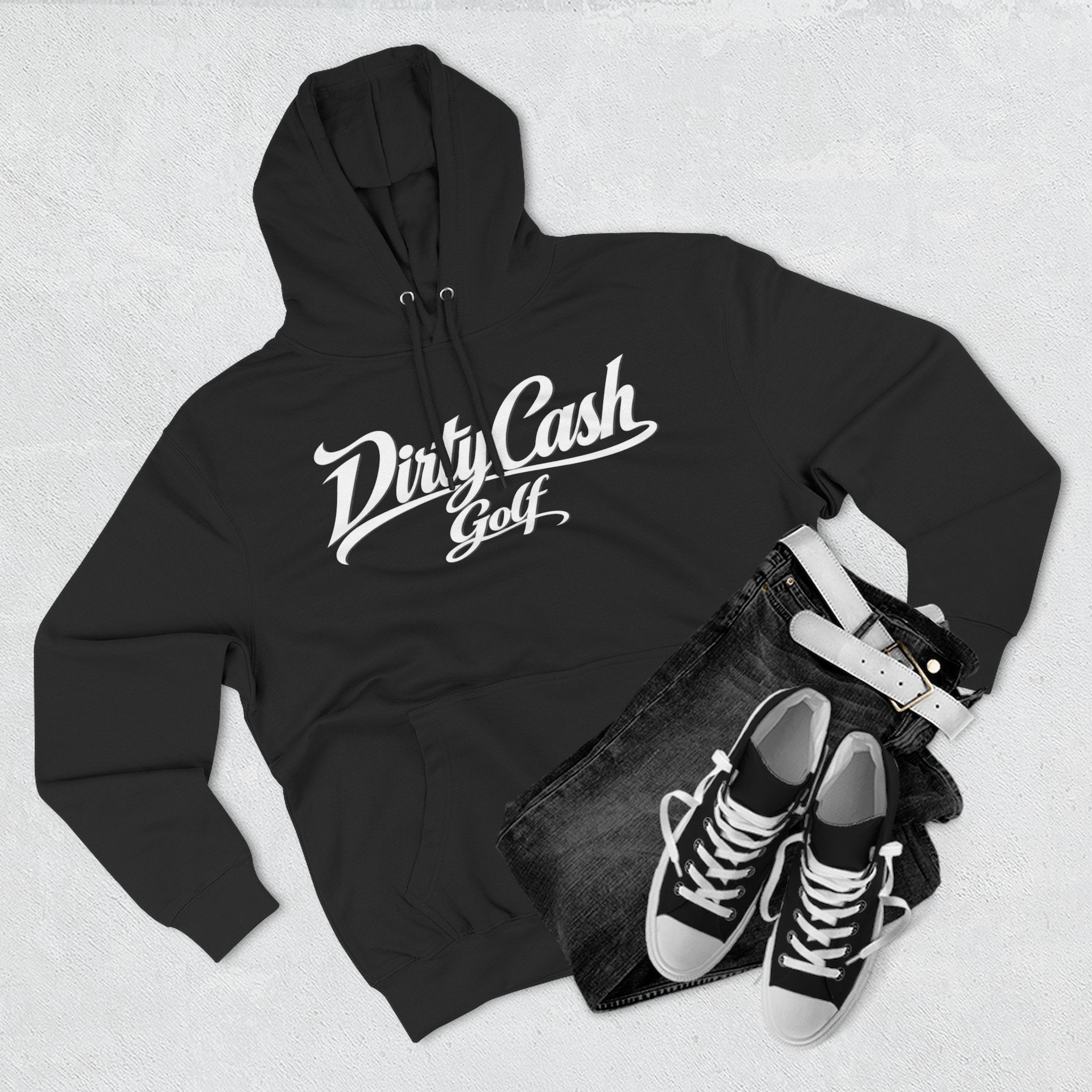 Dirty Cash Golf Vintage Script pullover hoodie by Iron Sight Golf
