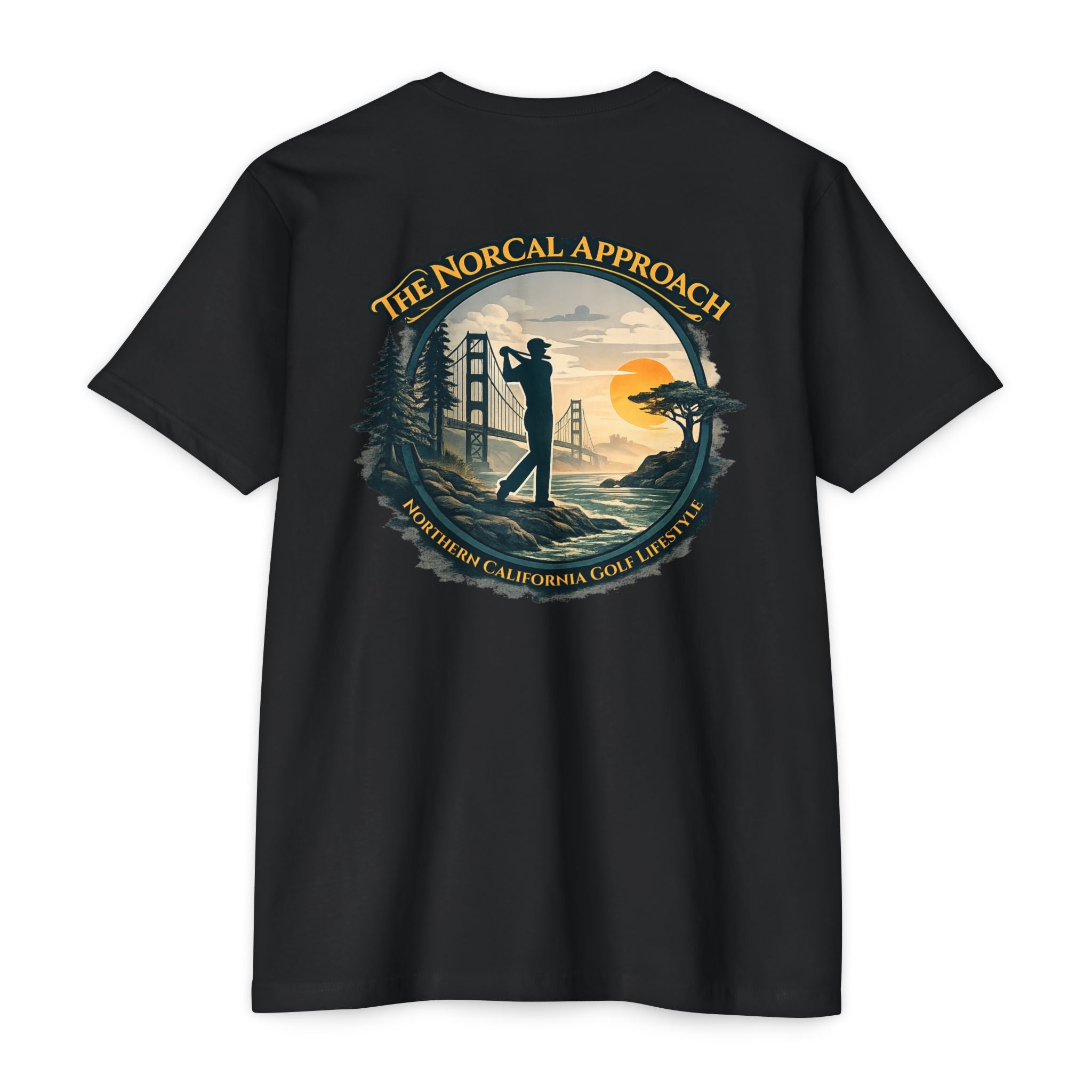 Northern California golf T-shirt by Iron Sight Golf