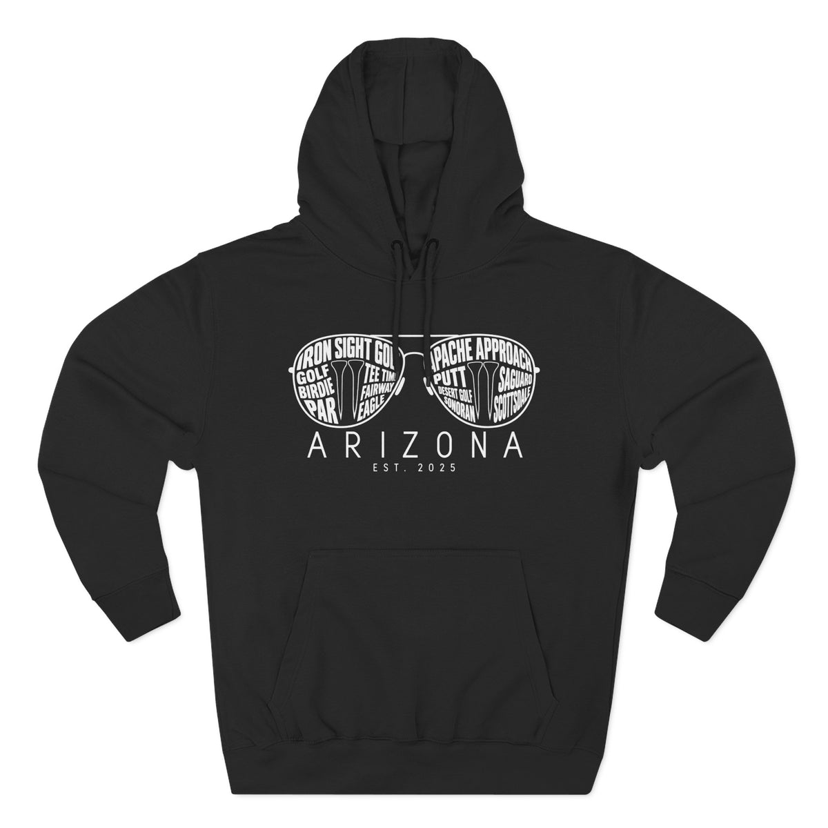Arizona Golf Course Graphic Fleece Hoodie by Iron Sight Golf – product main image