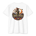 Trick or Tee Halloween golf T-shirt with witch and pumpkin graphic