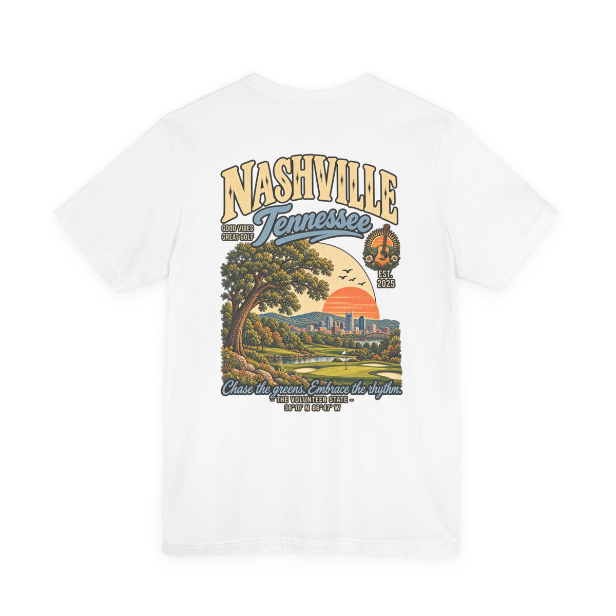 Nashville Tennessee Golf T-Shirt by Iron Sight Golf – product image 10