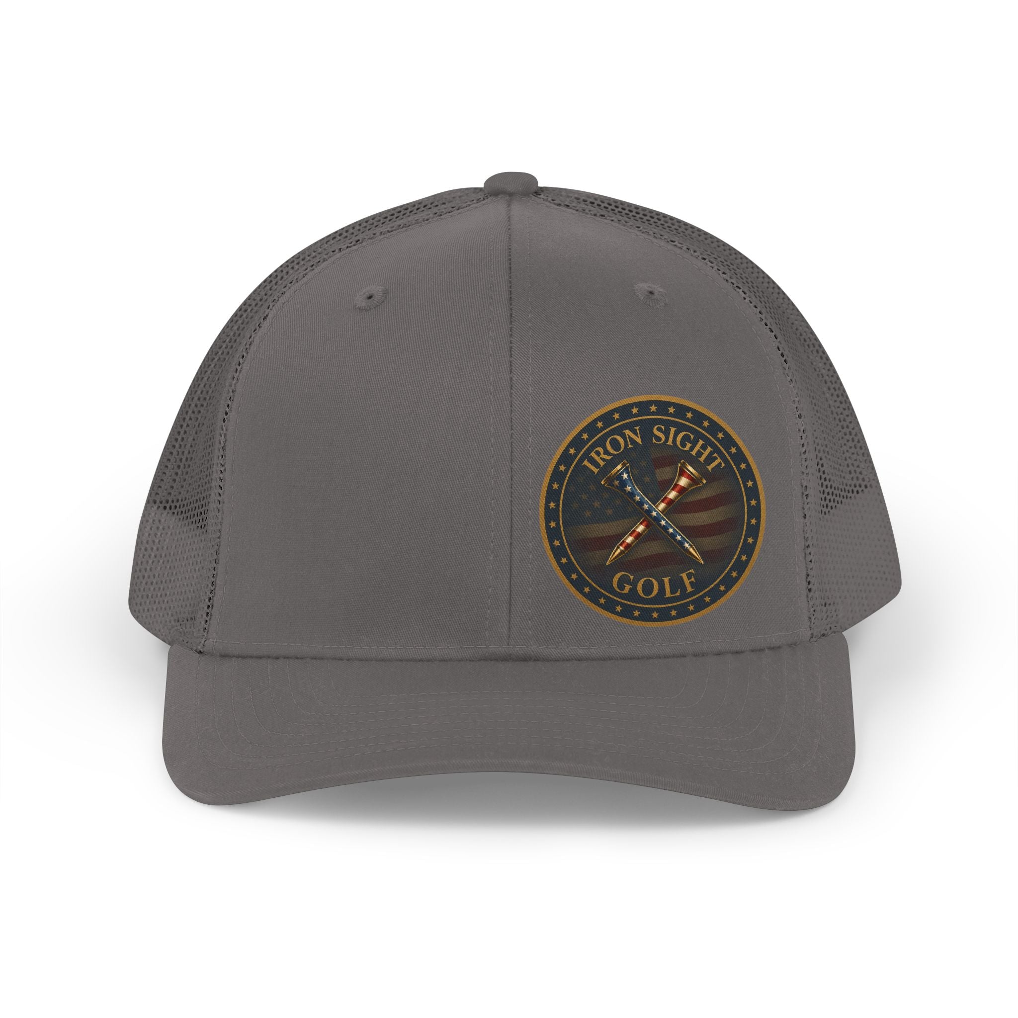 Iron Sight Golf American Flag Trucker Hat - product view 3