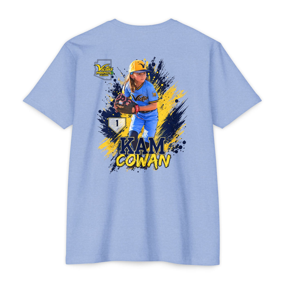 Kam Cowan baseball T-shirt product view 15