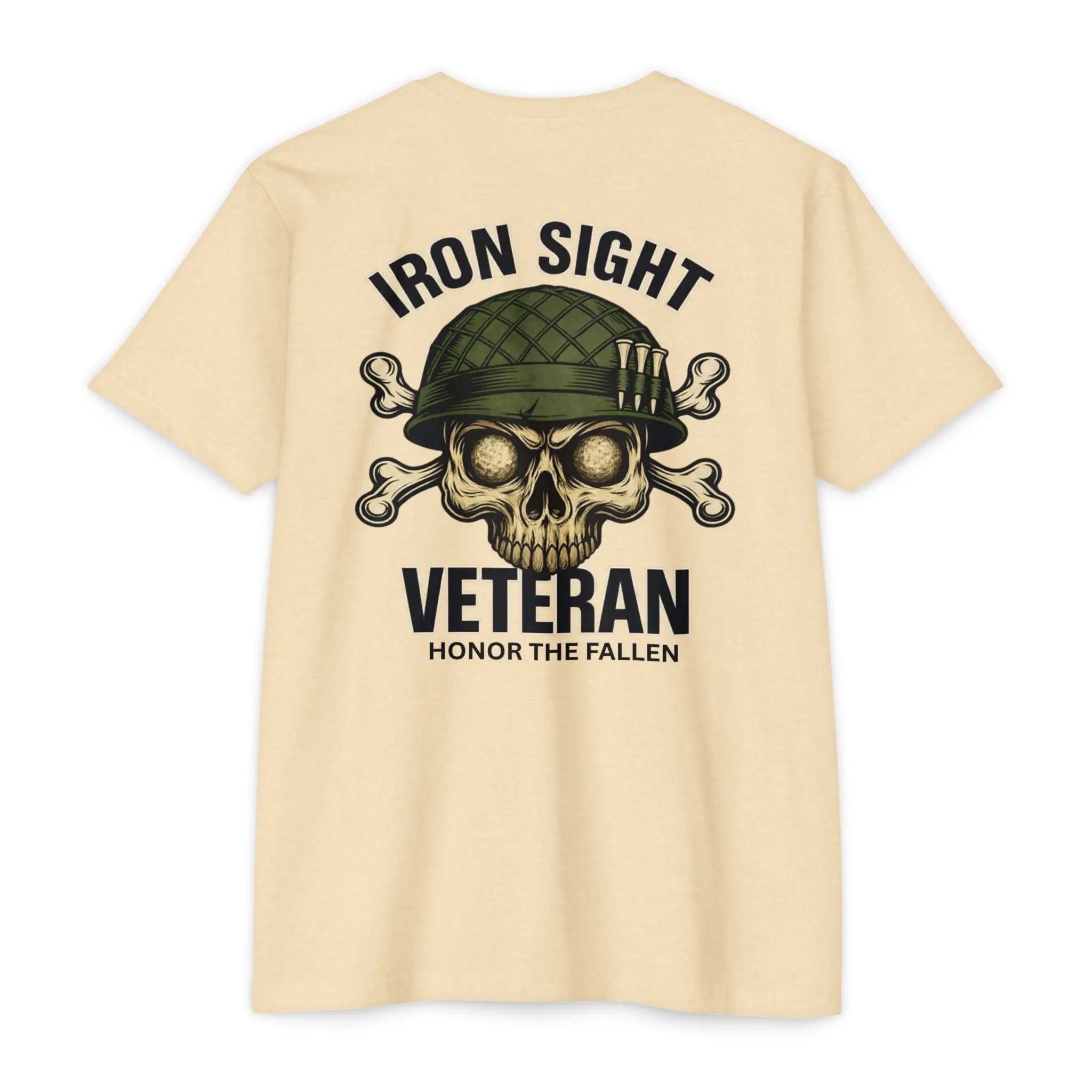 Iron Sight Veteran T-Shirt — Honor the Fallen Memorial Tee Printify
