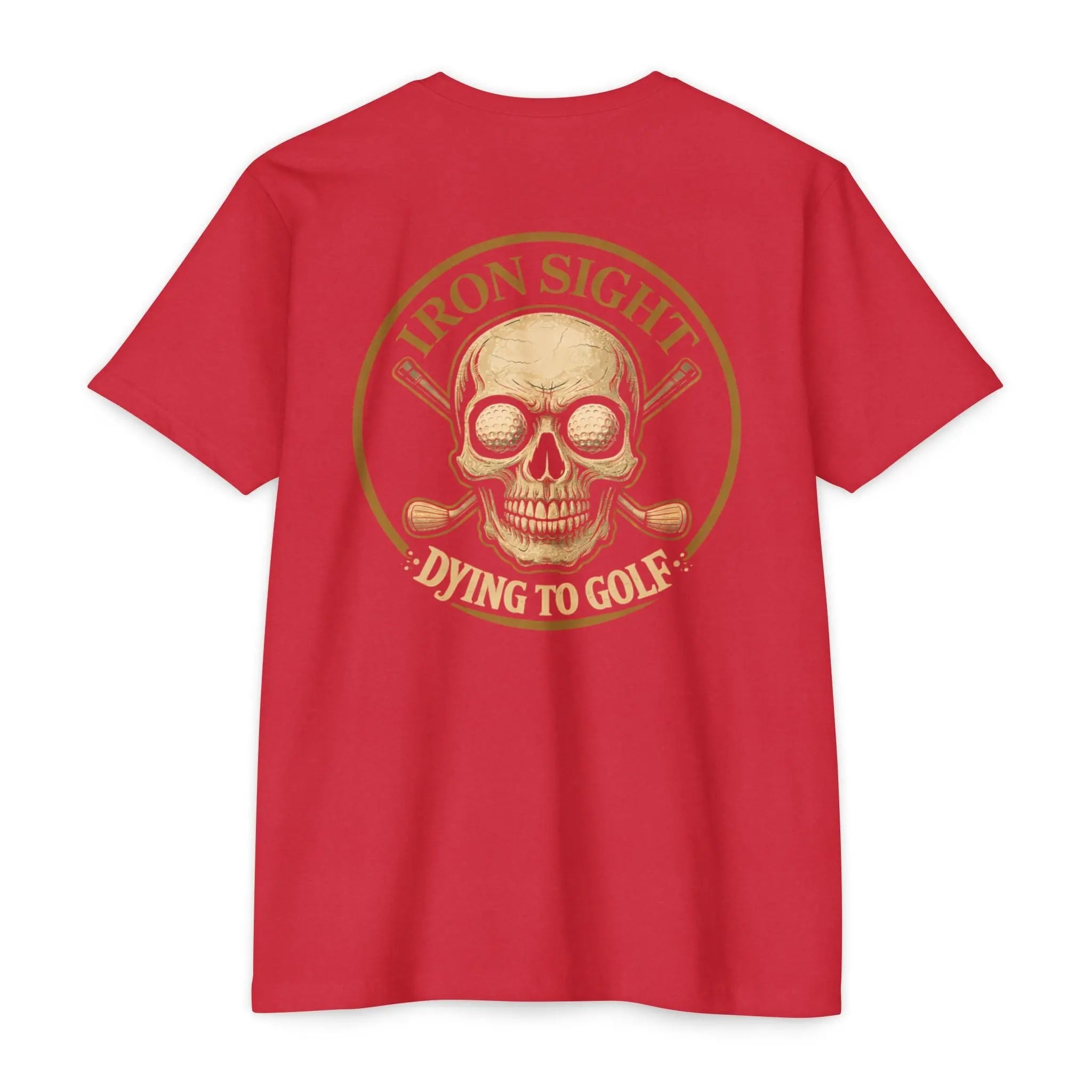 Dying to Golf Iron Sight Graphic T-Shirt Printify