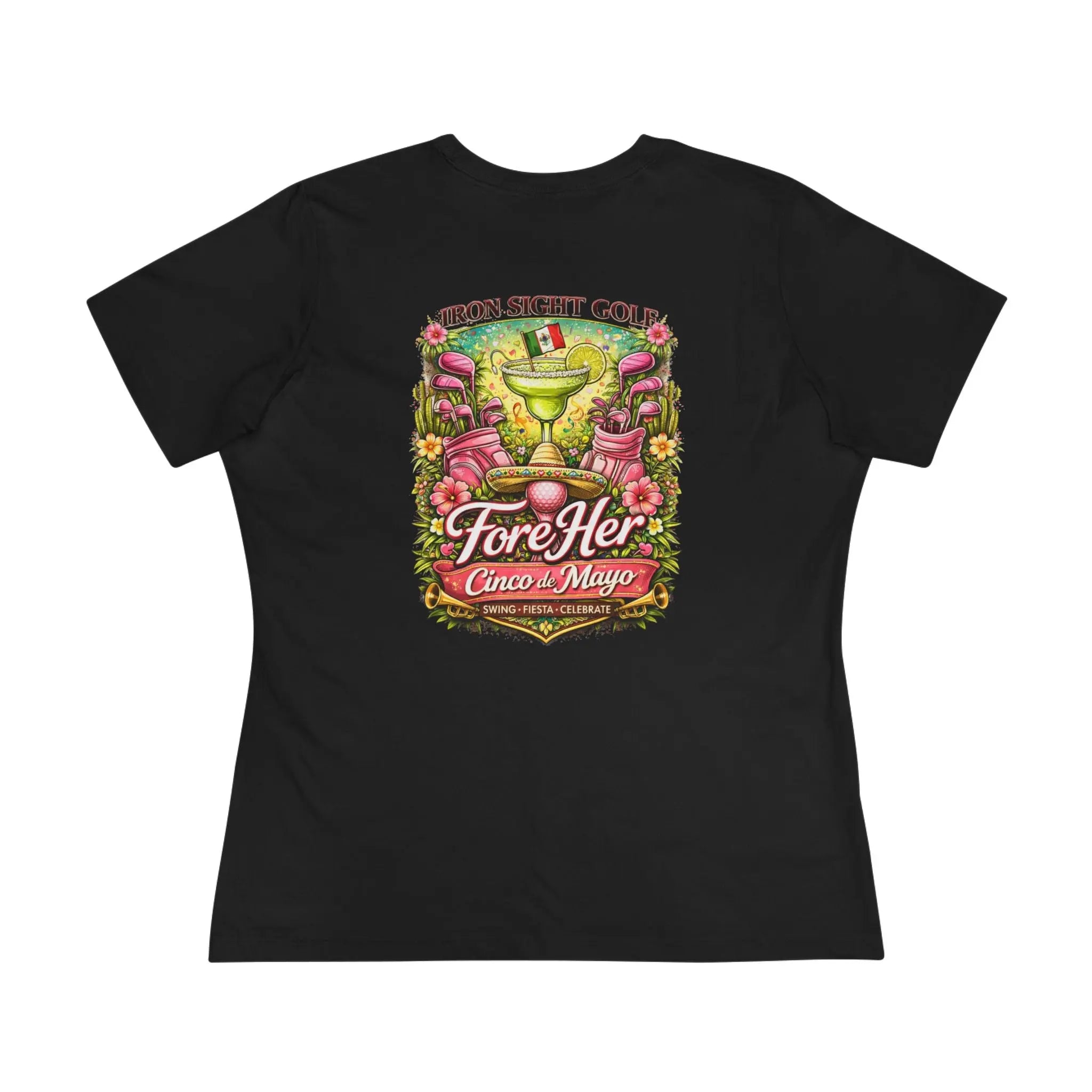 Cinco De Mayo "Fore Her" Women's Cotton Tee — Iron Sight Golf Printify