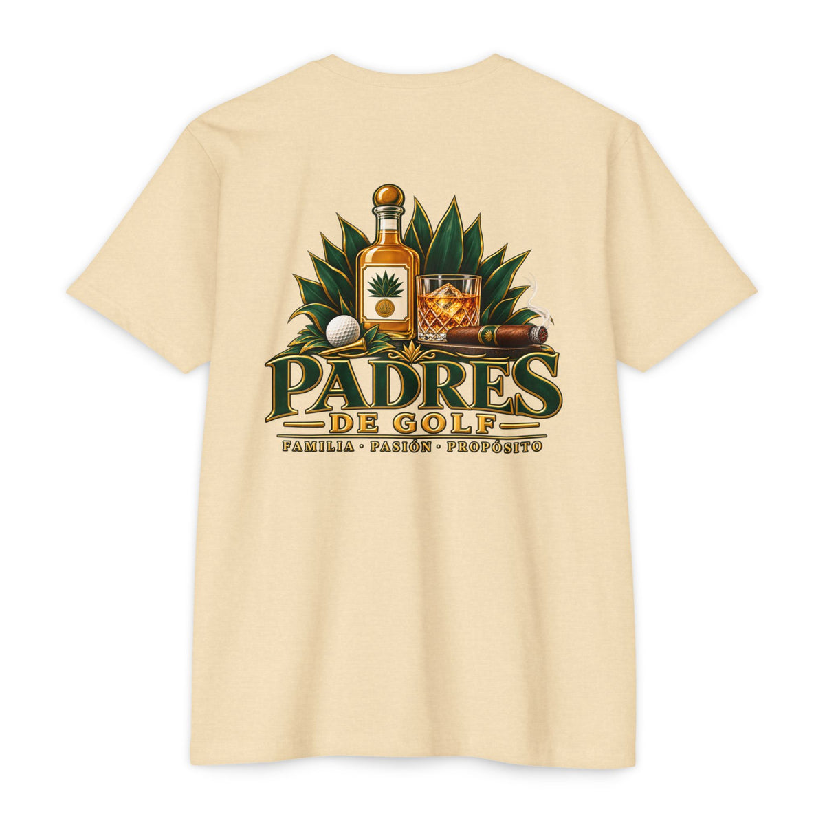 Padres de Golf T-Shirt – Golf, Tequila & Family Heritage by Iron Sight Golf