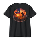 Lone Star Approach Texas Sunset golf T-shirt by Iron Sight Golf