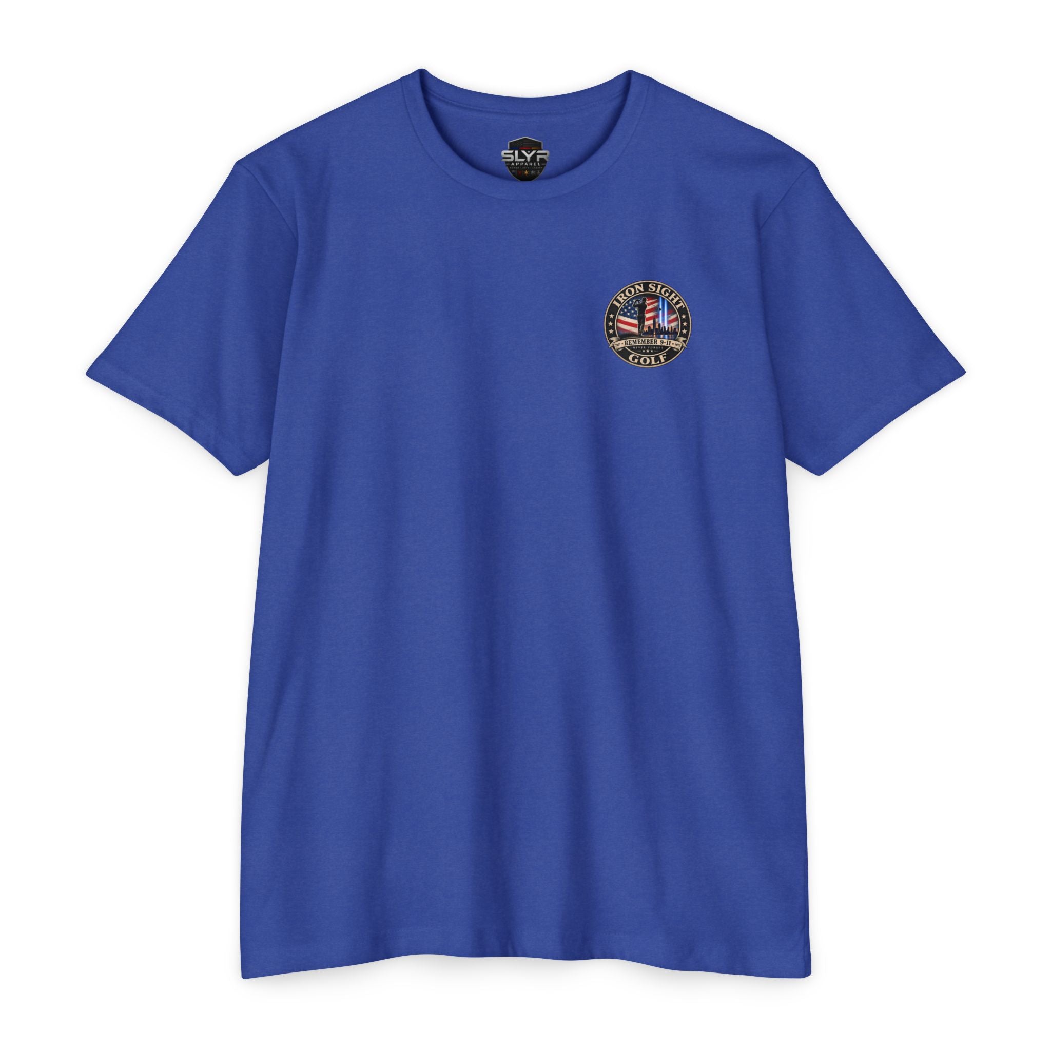 Remember 9-11 Tribute T-shirt by Iron Sight Golf