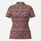 Women's Santa De Muerta Premium Golf Polo – alternate view 3