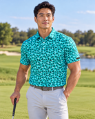 Electrical Paradise Men's Premium Golf Polo by Iron Sight Golf