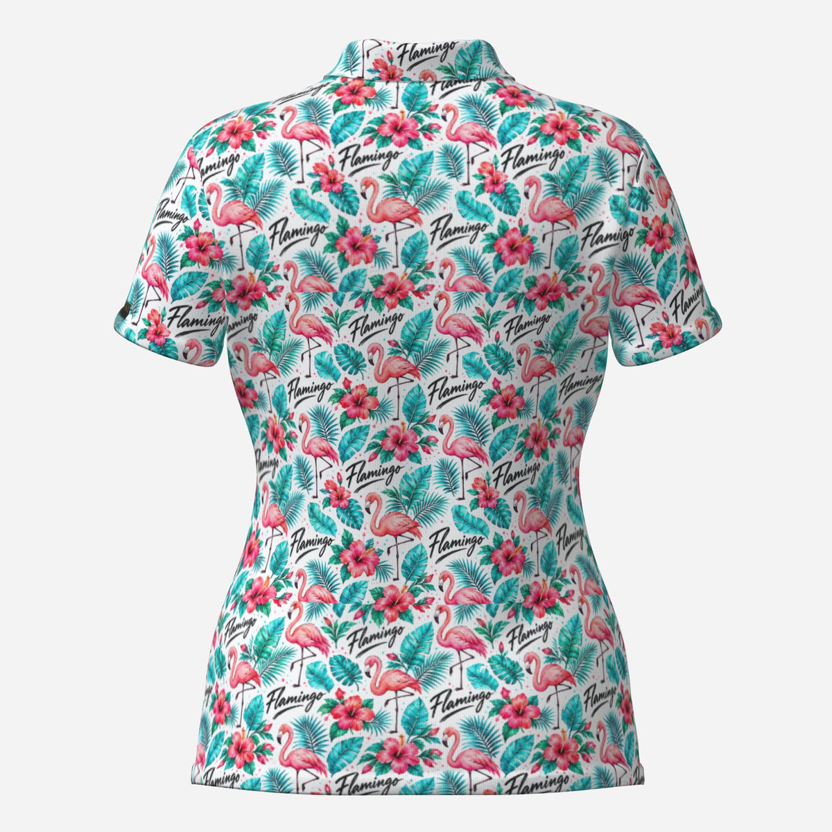 Women's Tropical Birdie premium golf polo product view