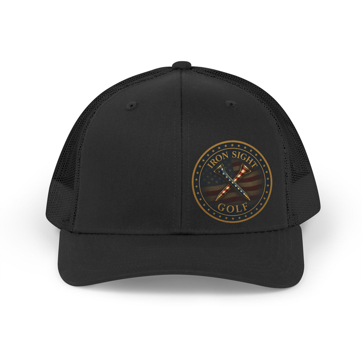 Iron Sight Golf American Flag Trucker Hat - product view 1