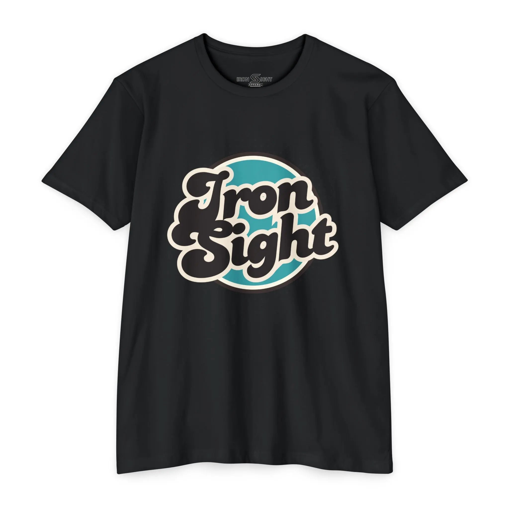 Iron Sight Retro Tee — Vintage Graphic T-Shirt Printify