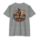 Trick or Tee Halloween golf T-shirt with witch and pumpkin graphic