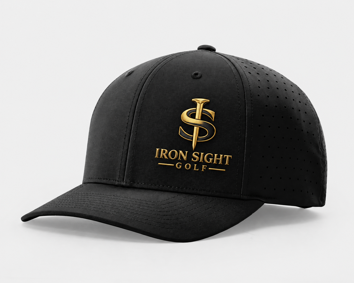 Iron Sight Golf Laser-Perforated R-Flex Snapback Hat by Iron Sight Golf – product main image