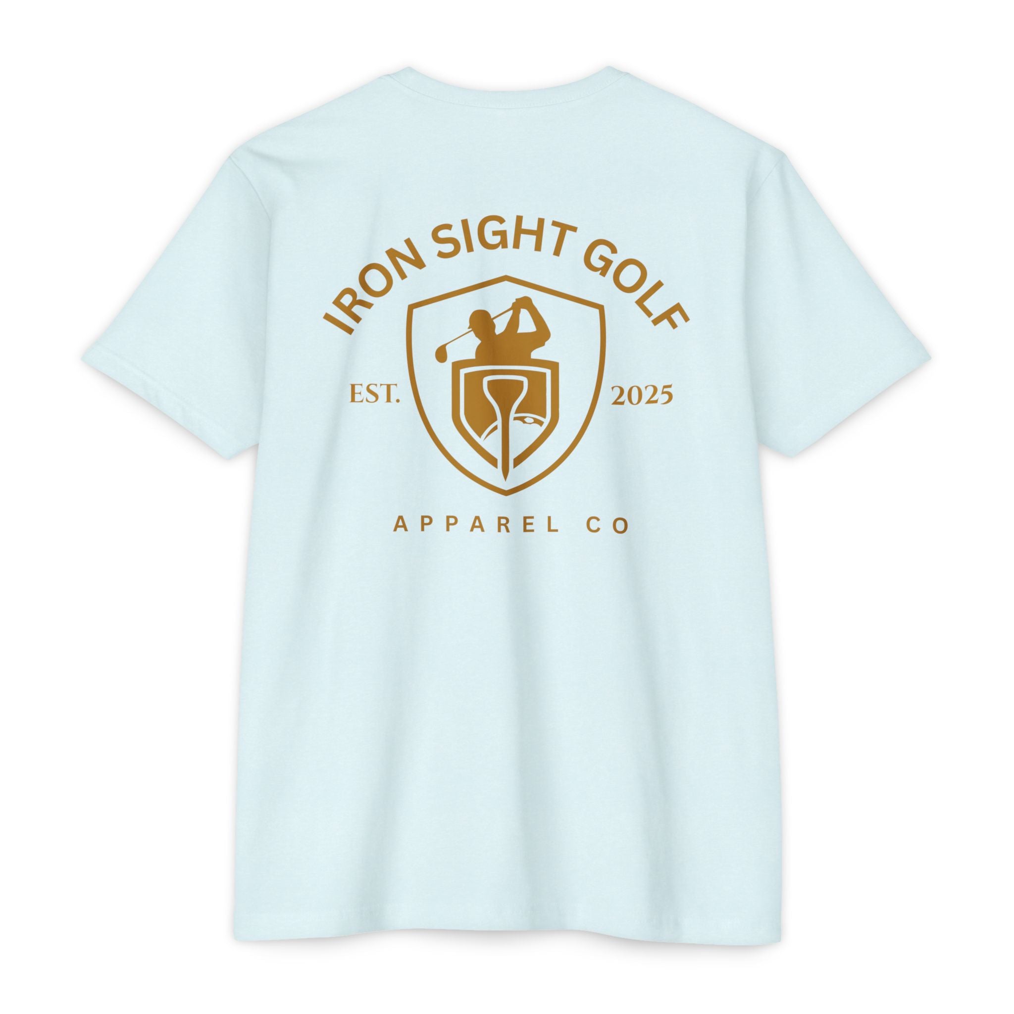 Iron Sight Golf Apparel Company Tee — Golf Logo T-Shirt Printify