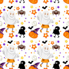 Trick or Treat Premium Golf Polo – Halloween pattern detail