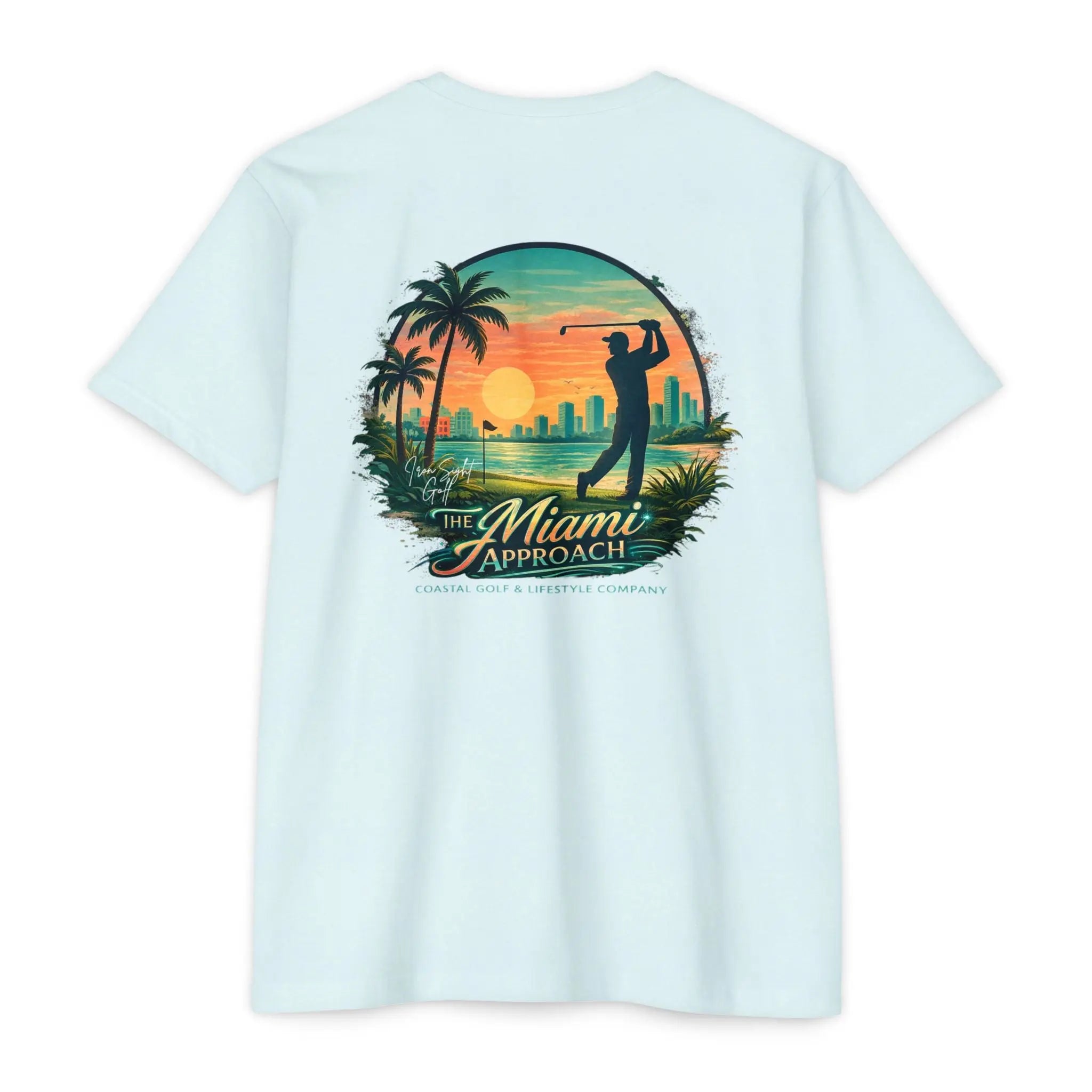 Miami Approach Iron Sight Golf T-Shirt Printify