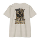 Iron Sight Golf Salute to Service T-shirt with military-inspired golf graphics