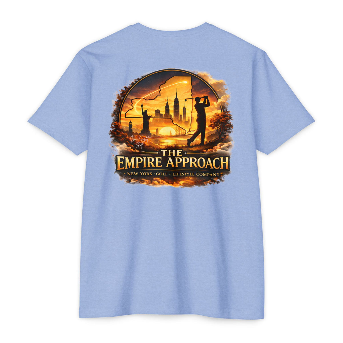 The Empire Approach New York golf T-shirt by Iron Sight Golf