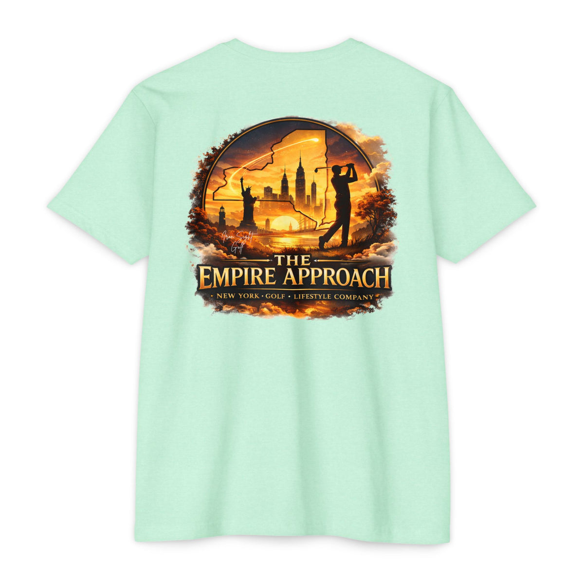 The Empire Approach New York golf T-shirt by Iron Sight Golf