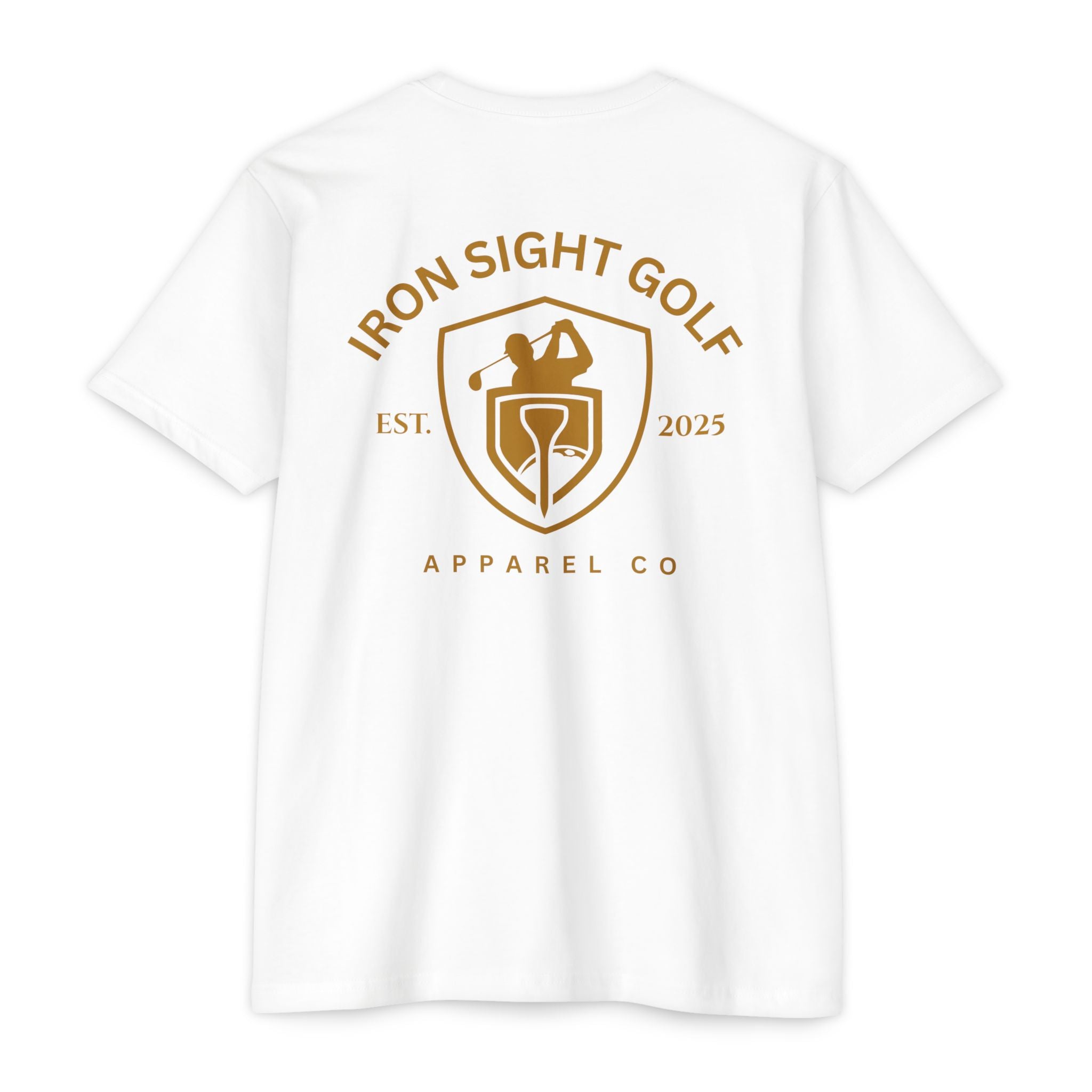 Iron Sight Golf Apparel Company Tee — Golf Logo T-Shirt Printify