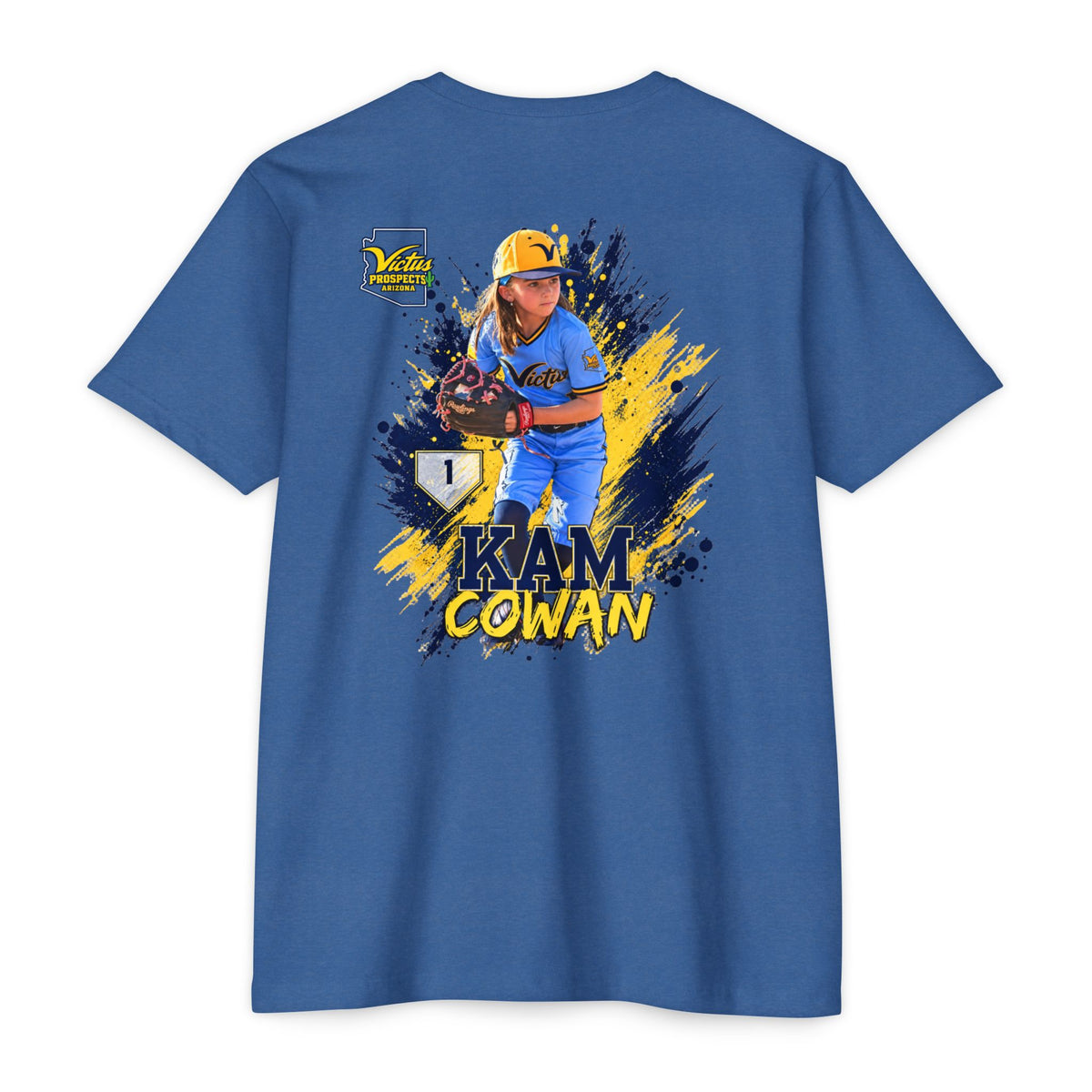 Kam Cowan baseball T-shirt product view 16