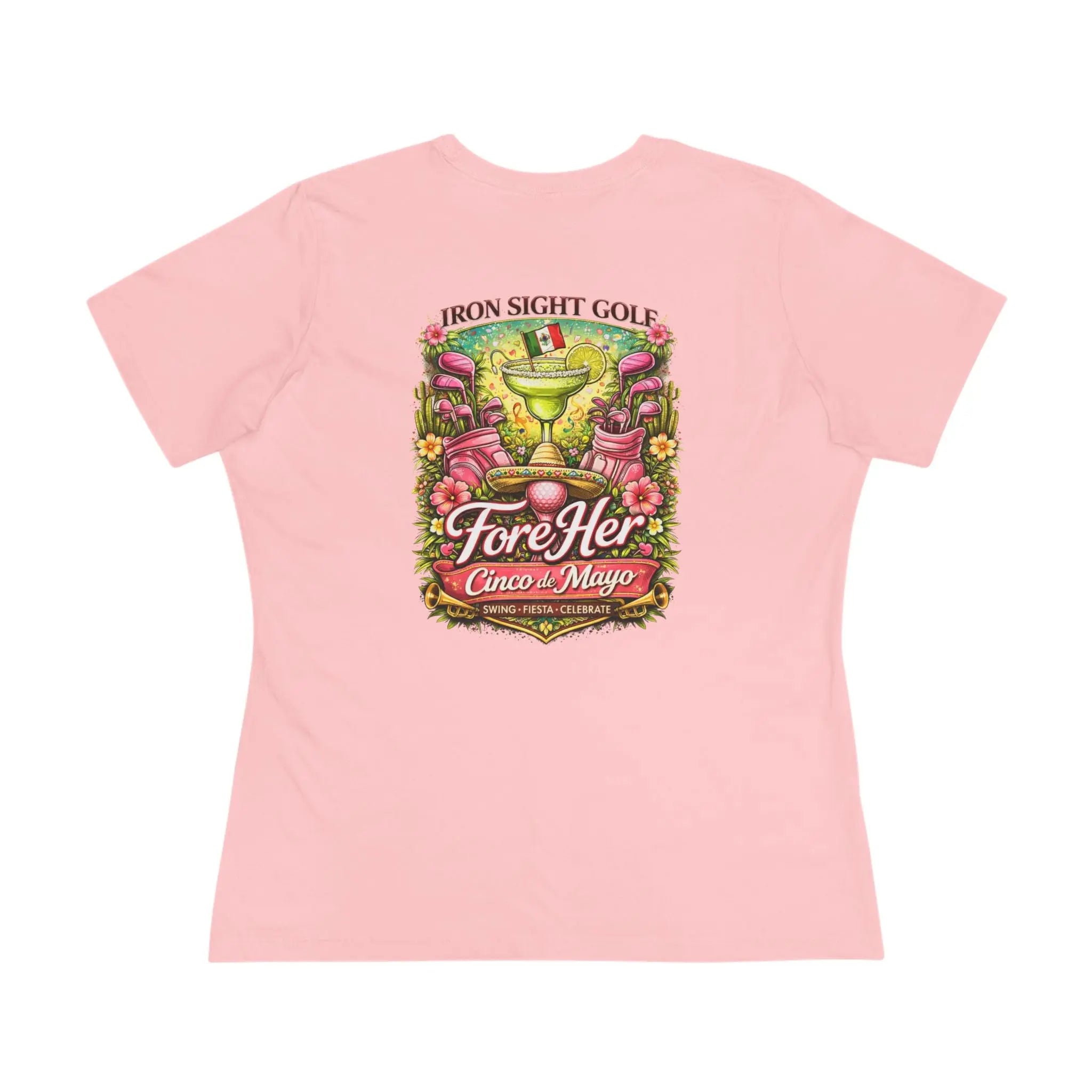 Cinco De Mayo "Fore Her" Women's Cotton Tee — Iron Sight Golf Printify