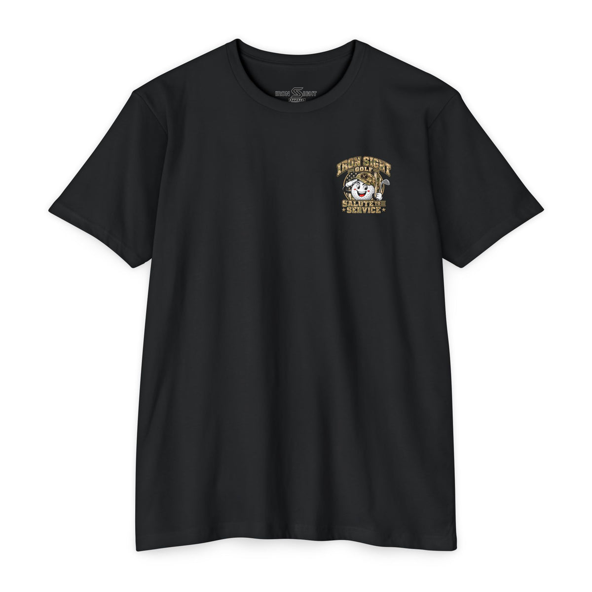 Iron Sight Golf Bogey Bob Salute to Service graphic T-shirt