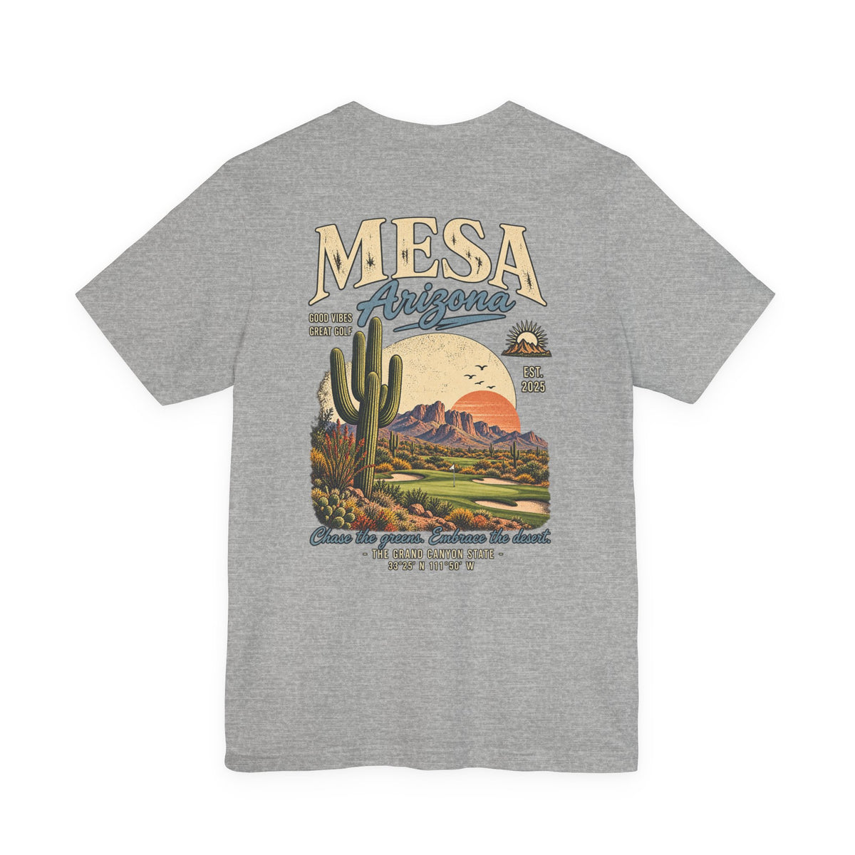 Mesa Arizona Golf T-Shirt by Iron Sight Golf – product image 2