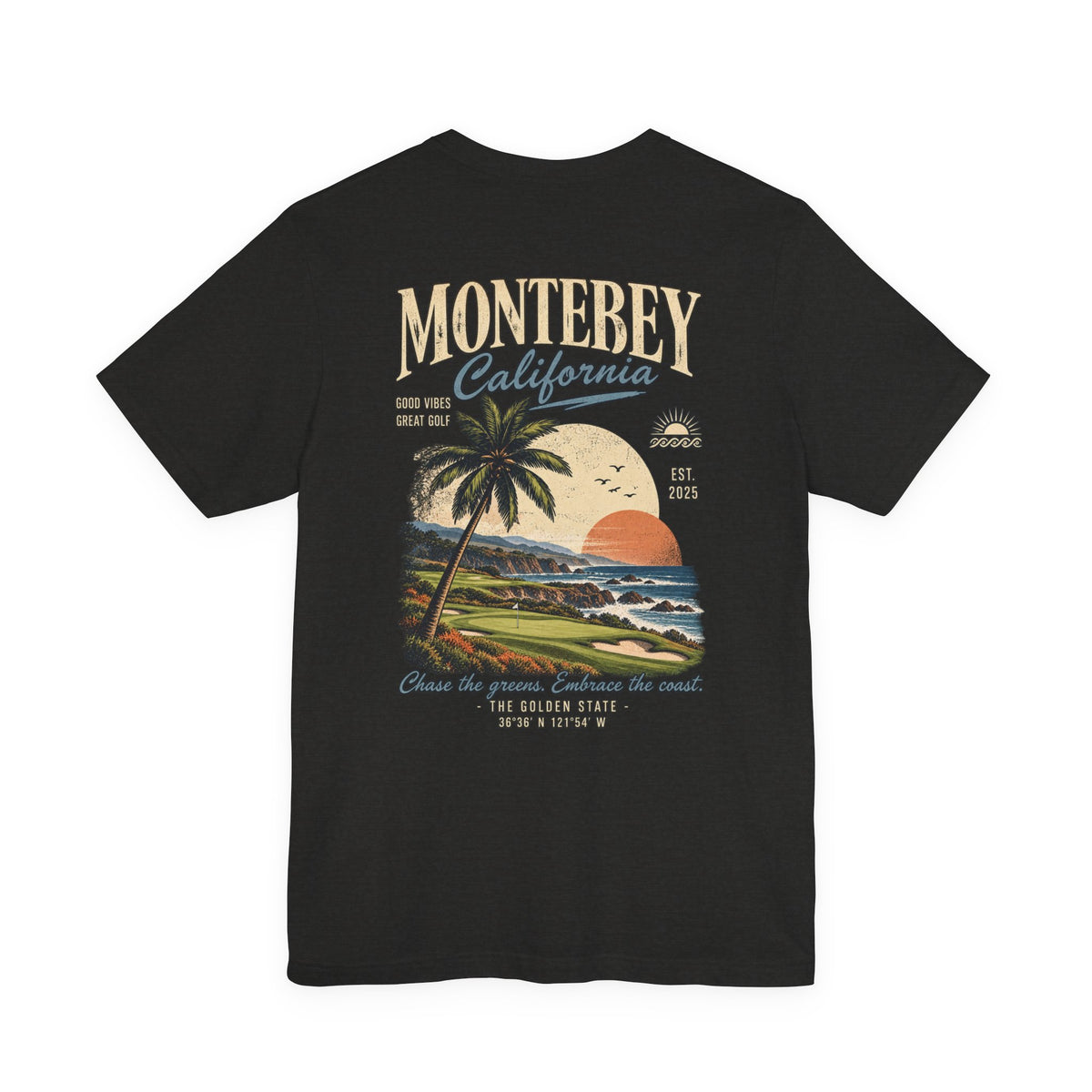 Monterey California Golf T-Shirt by Iron Sight Golf – product image 11
