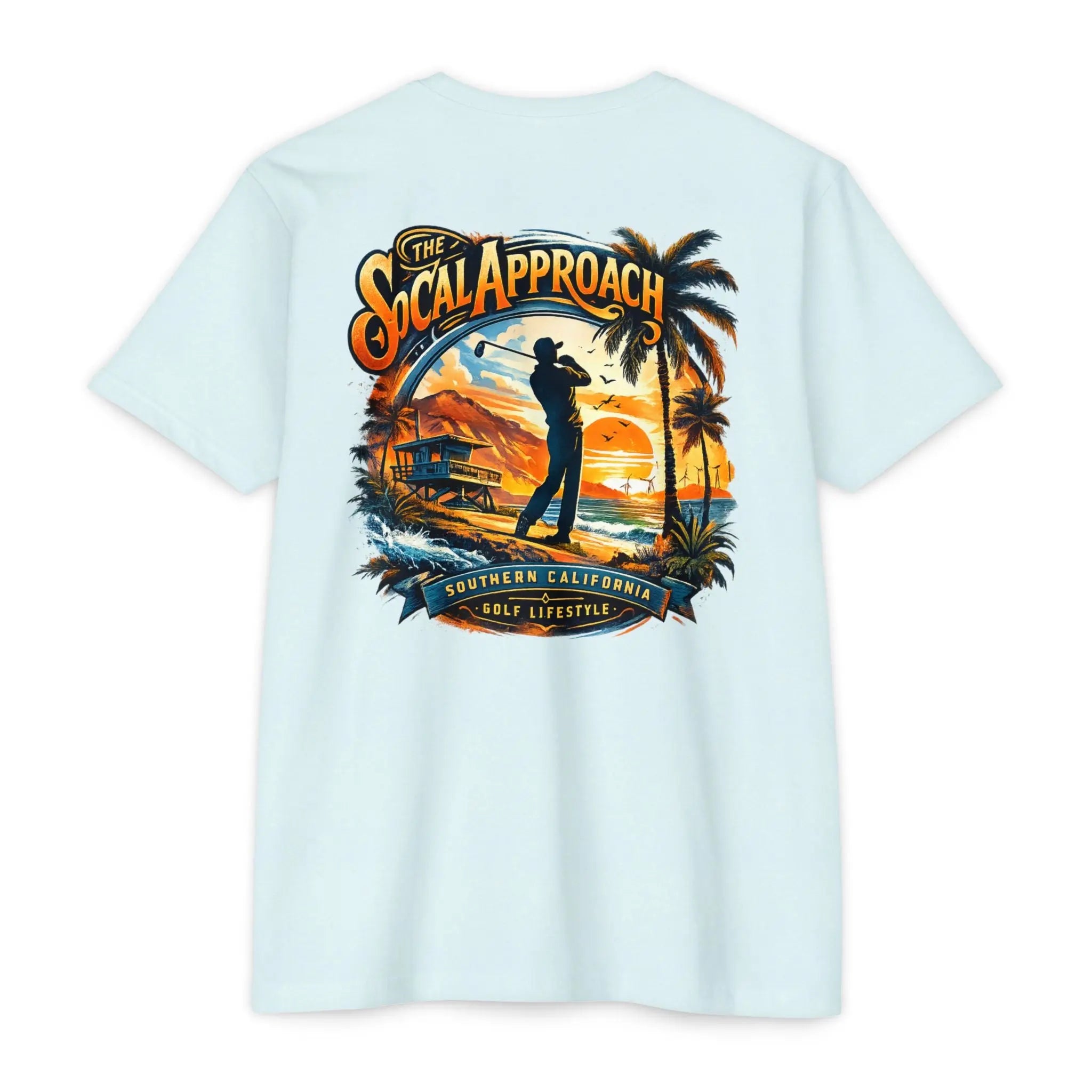 SoCal Golf Lifestyle T-Shirt — "The So Cal Approach" Printify