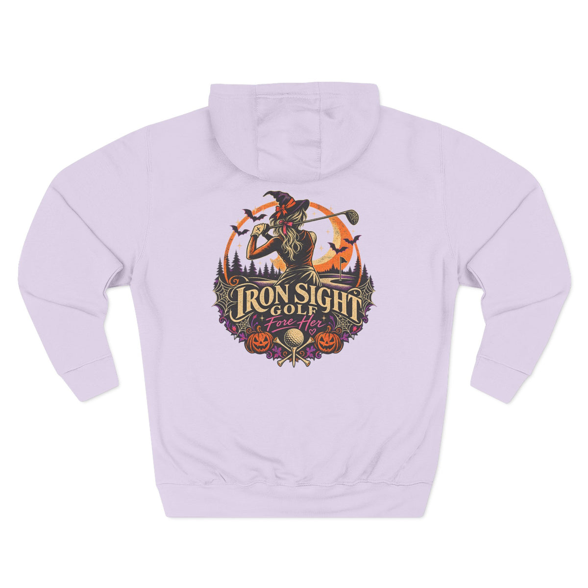 Golf Witch Halloween golf hoodie from the Fore Her collection