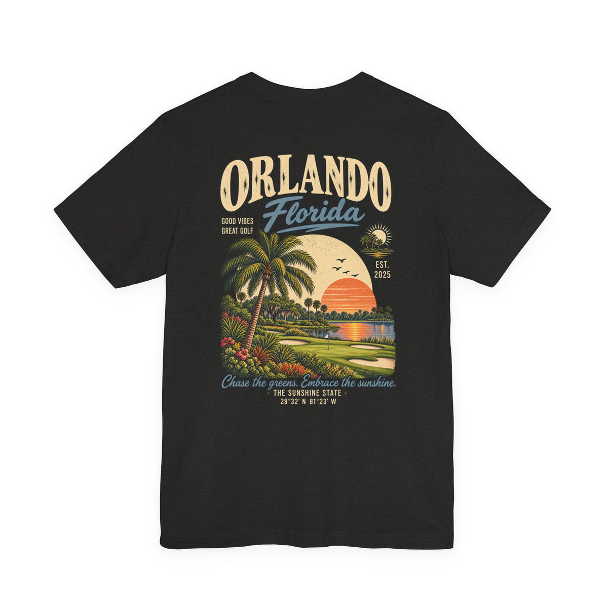 Orlando Florida Golf T-Shirt by Iron Sight Golf – product image 2