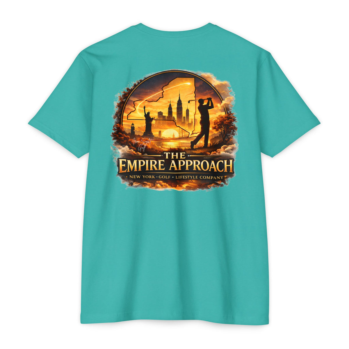 The Empire Approach New York golf T-shirt by Iron Sight Golf