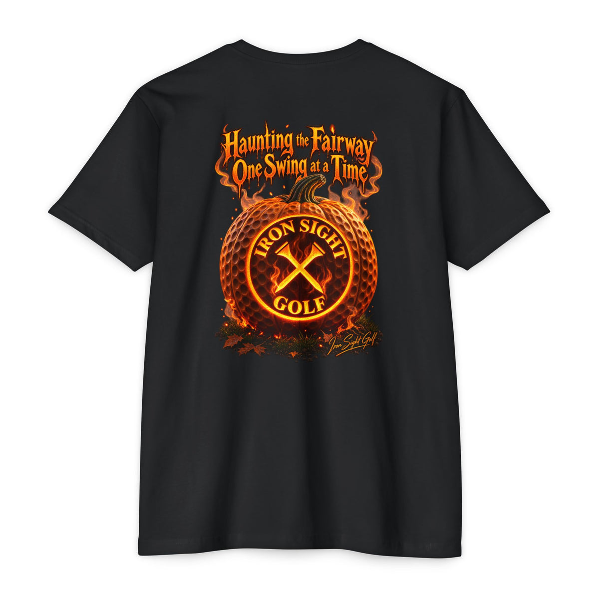 Haunting the Fairway Halloween golf T-shirt by Iron Sight Golf