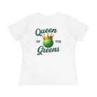 Queen of the Greens Golf Women's Tee — Crowned Golf Ball Design Printify