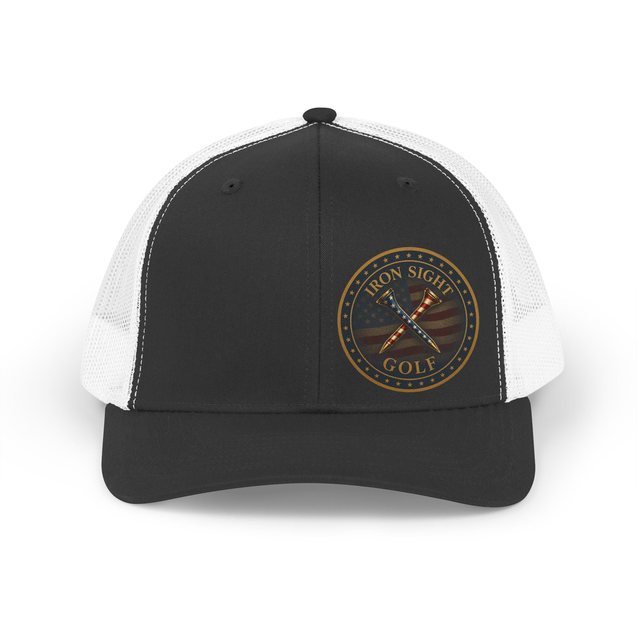 Iron Sight Golf American Flag Trucker Hat - product view 4