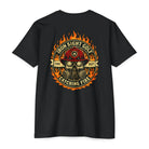 Firefighter 'Iron Sight Catching Fire' T-Shirt Printify