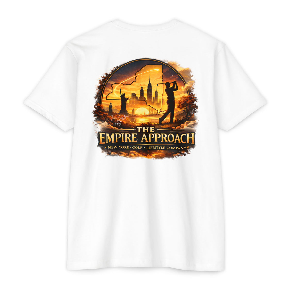 The Empire Approach New York golf T-shirt by Iron Sight Golf