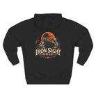 Dead Aim Halloween golf hoodie with skeleton graphic