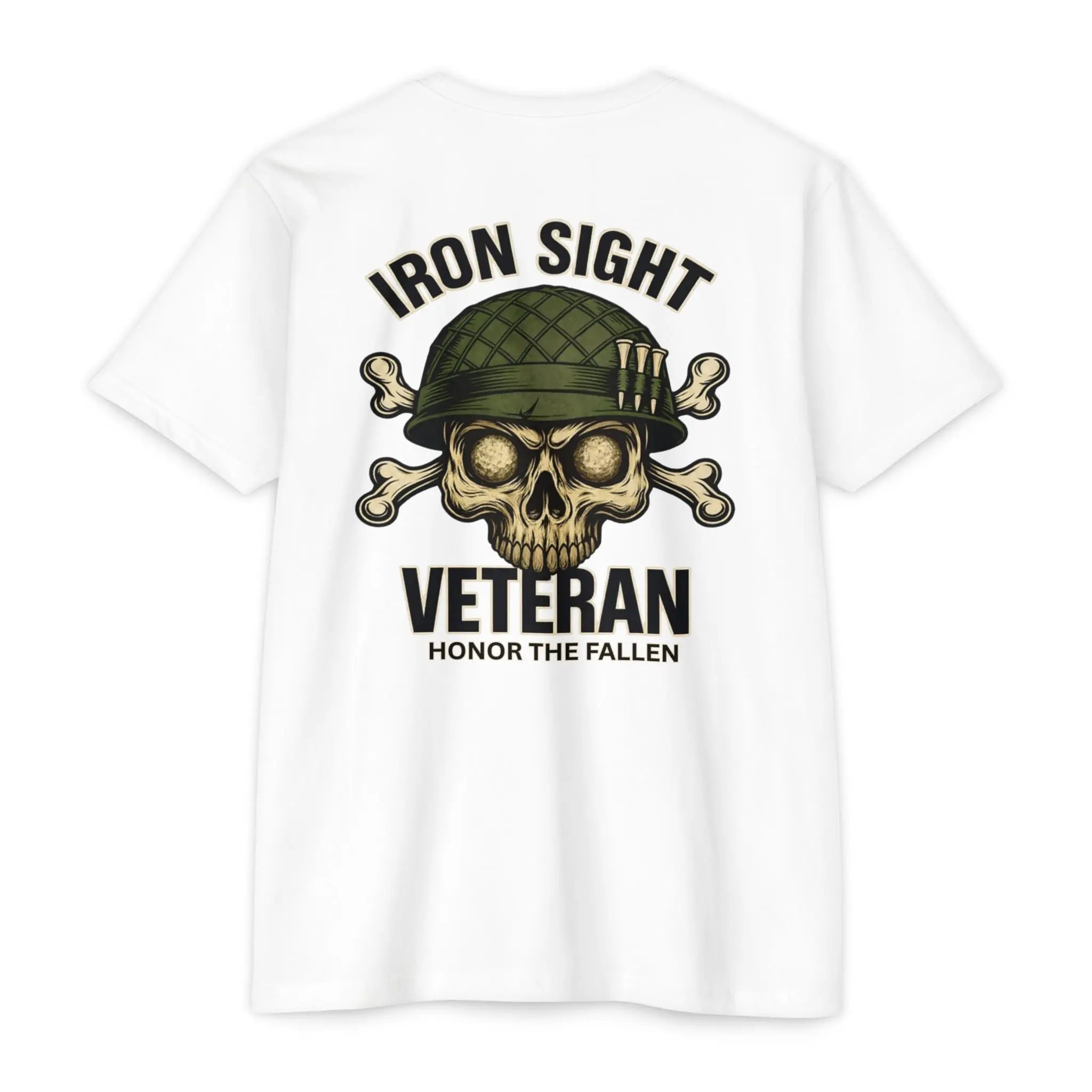 Iron Sight Veteran T-Shirt — Honor the Fallen Memorial Tee Printify