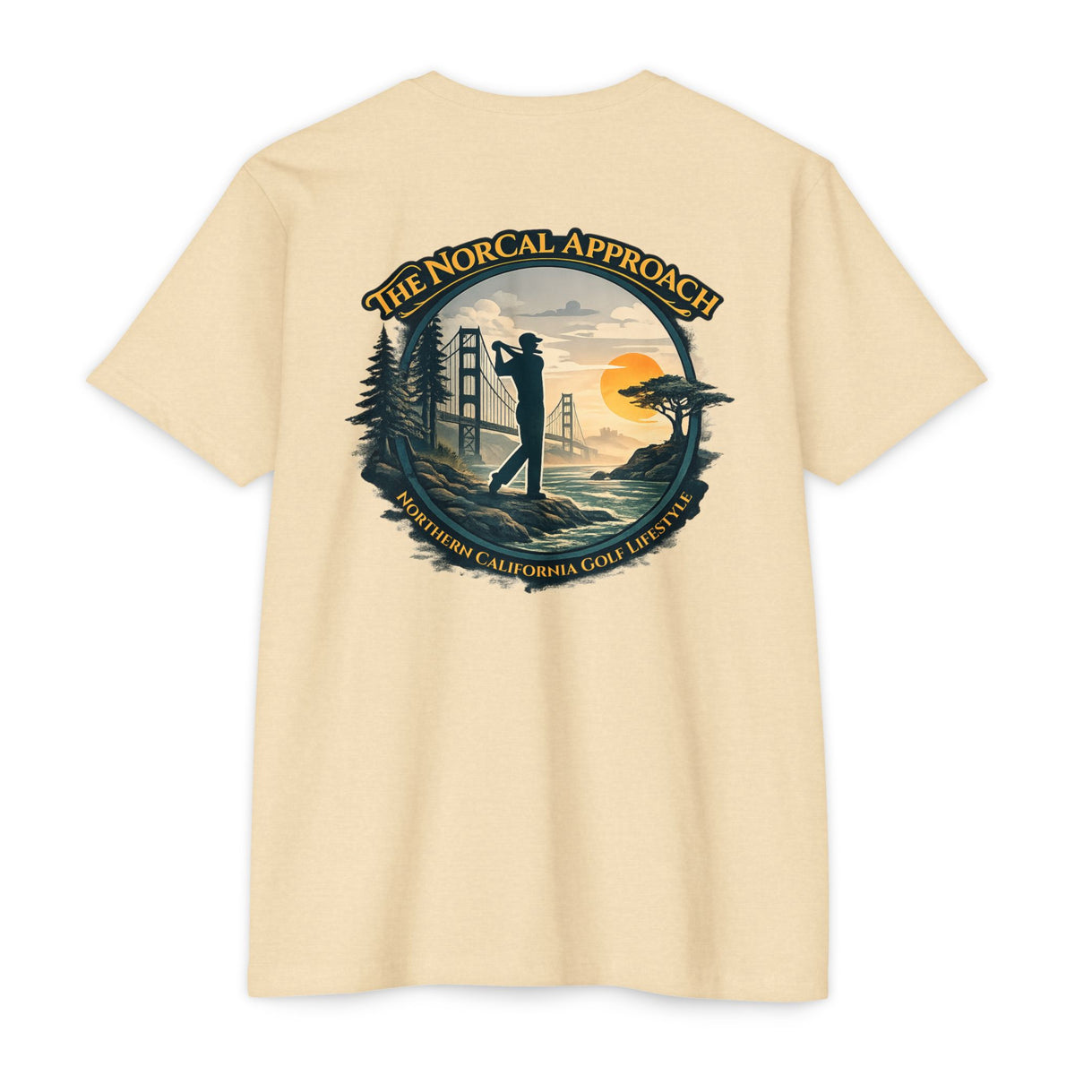Northern California golf T-shirt by Iron Sight Golf