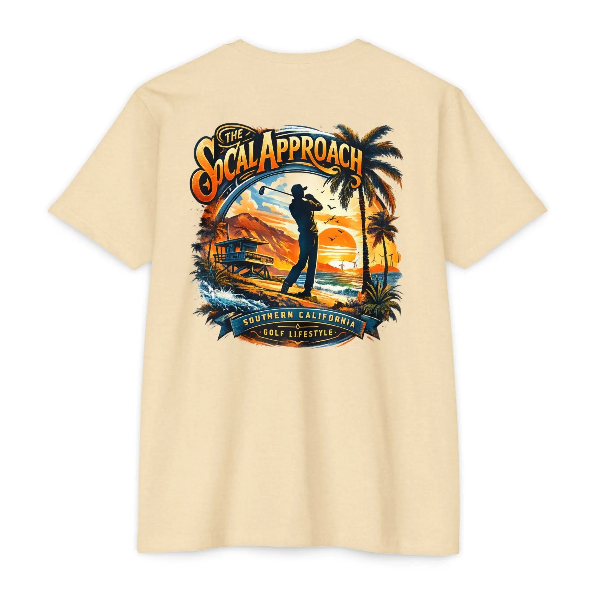 SoCal Golf Lifestyle T-Shirt — "The So Cal Approach" Printify