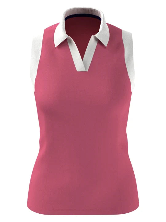Callaway women’s Color Block V-Placket golf polo product image
