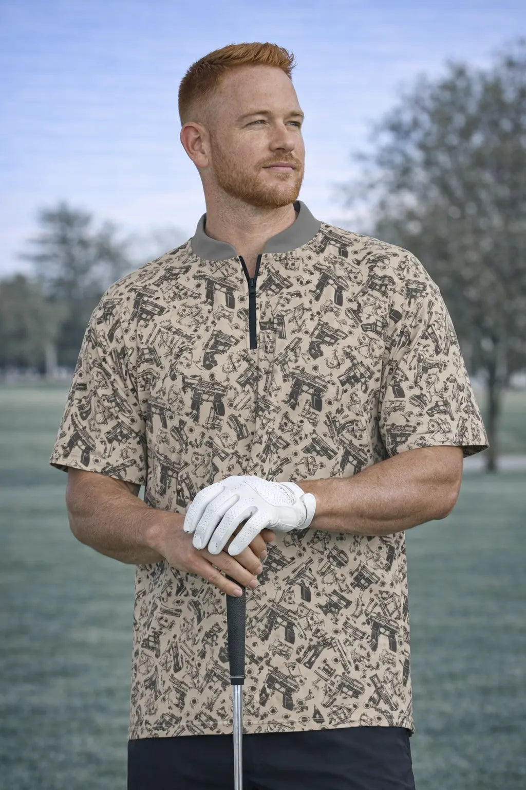 Street Hustle Golf Jersey 1/4 Zip - Iron Sight Golf catkissfish