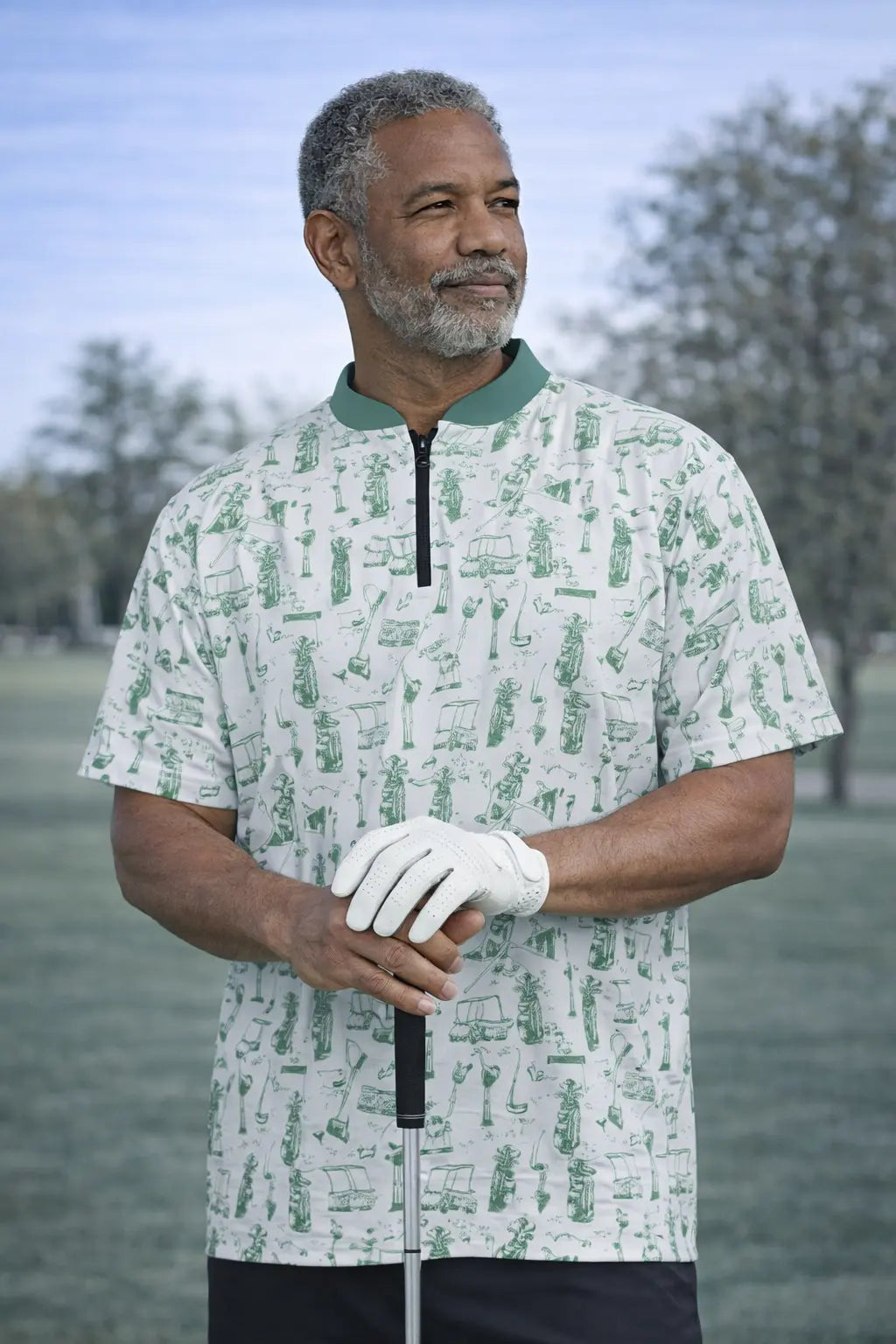 Fairway Life Golf Jersey 1/4 Zip - Iron Sight Golf catkissfish